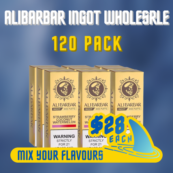 ALIBARBAR Ingot Wholesale 120 Pack