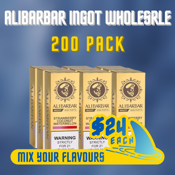 ALIBARBAR Ingot Wholesale 200 Pack