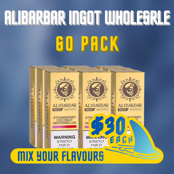 ALIBARBAR Ingot Wholesale 60 Pack