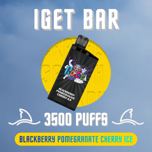 IGET Bar Blackberry PomegRanate Cherry Ice New