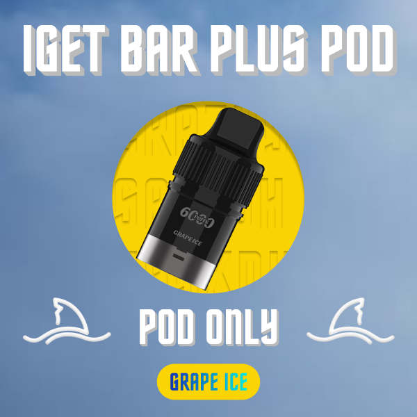 IGET Bar Plus Pod Grape Ice New