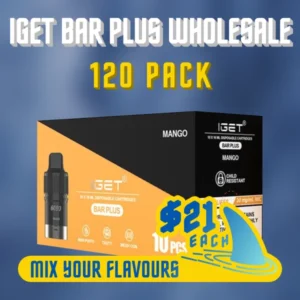IGET Bar Plus Pod Wholesale 120 Pack