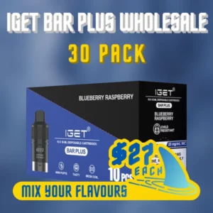 IGET Bar Plus Pod Wholesale 30 Pack