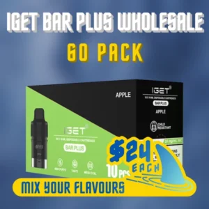 IGET Bar Plus Pod Wholesale 60 Pack