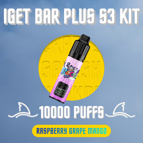 IGET Bar Plus S3 Kit Raspberry Grape Mango