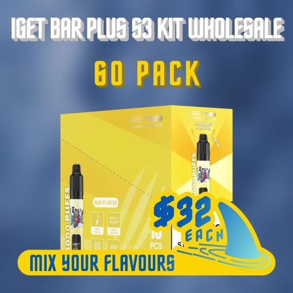 IGET Bar Plus S3 Kit Wholesale 60 Packs
