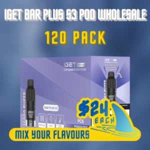 IGET Bar Plus S3 Pod Wholesale 120 Pack