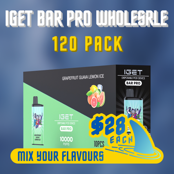 IGET Bar Pro Wholesale 120 Pack
