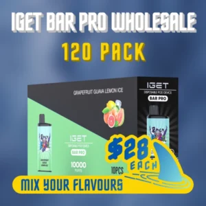 IGET Bar Pro Wholesale 120 Pack