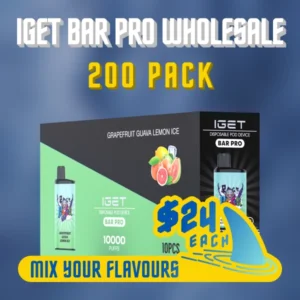 IGET Bar Pro Wholesale 200 Pack