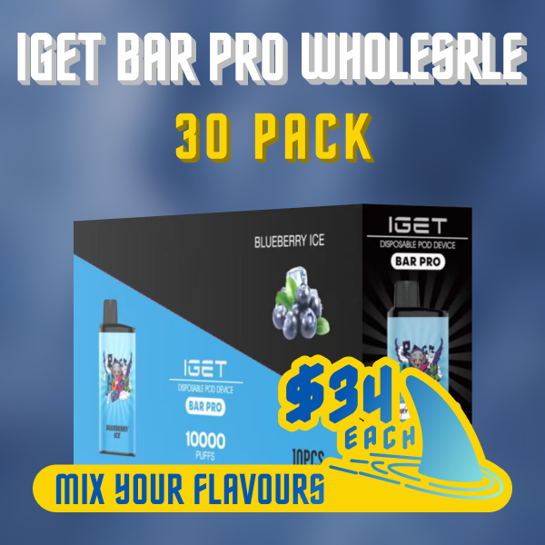 IGET Bar Pro Wholesale 30 Pack