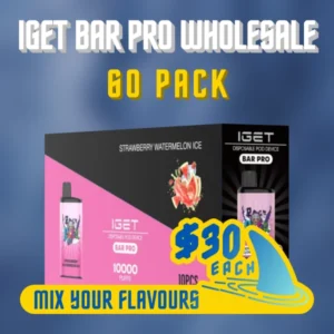 IGET Bar Pro Wholesale 60 Pack