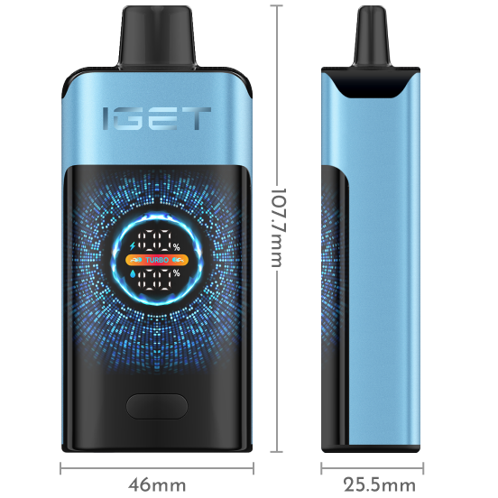 IGET One 12000 Puffs Size Specification